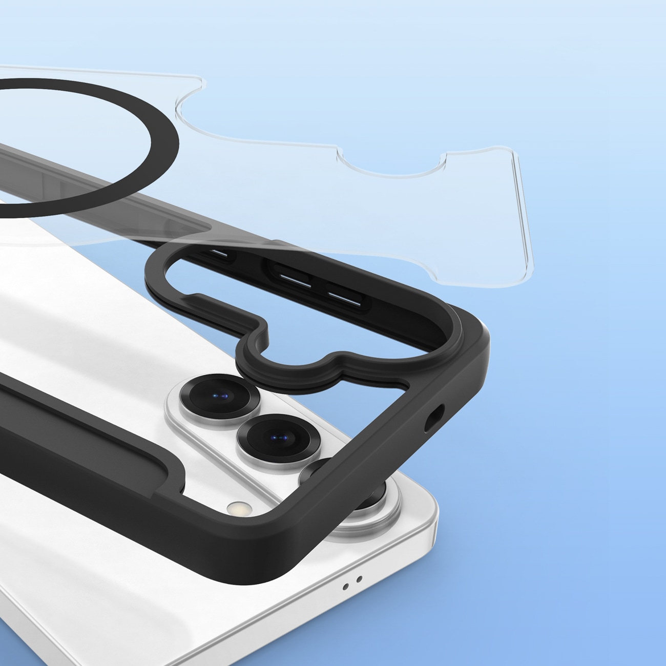 Dux Ducis Skin X Pro MagSafe-kompatibelt lommebokveske for Samsung Galaxy S26+ - Svart