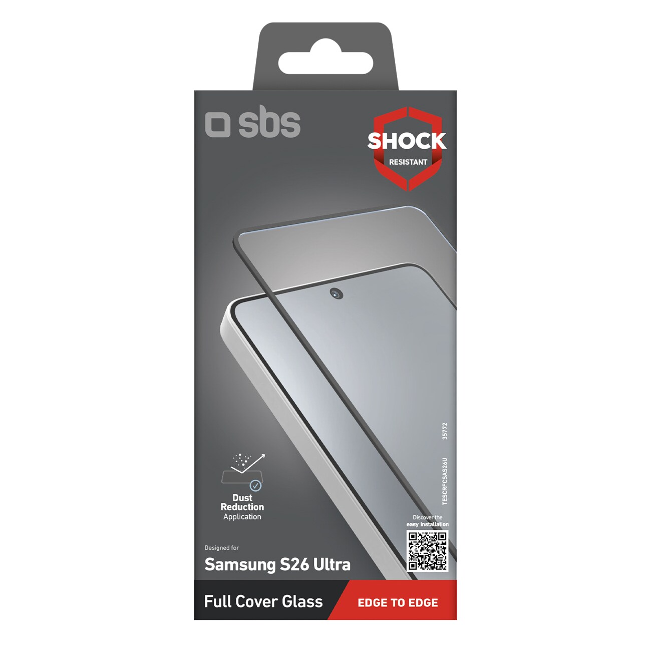 SBS Fullt deksel herdet glass for Samsung Galaxy S26 Ultra