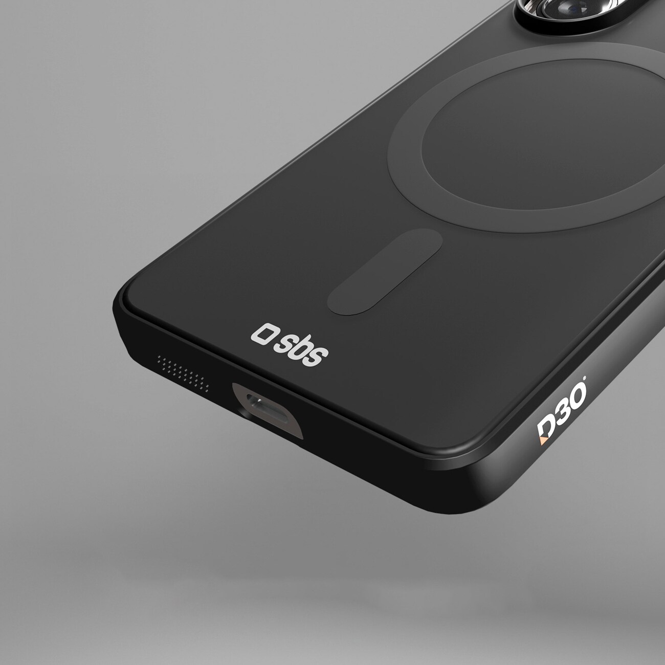 SBS Full Active Case D3O for Samsung Galaxy S26, MagSafe-kompatibel - Svart