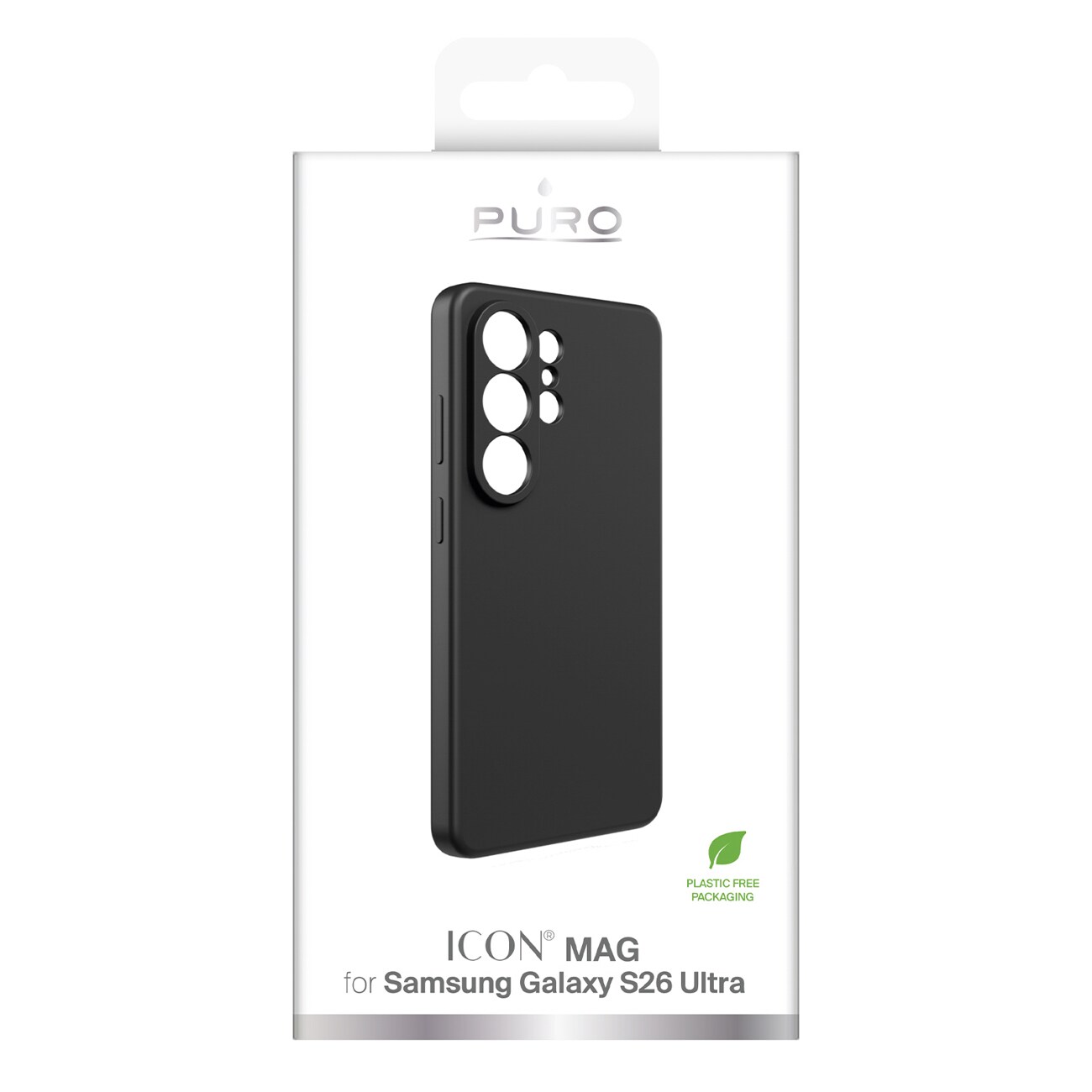 Puro ICON beskyttelsesveske for Samsung Galaxy S26 Ultra Silicone - Svart