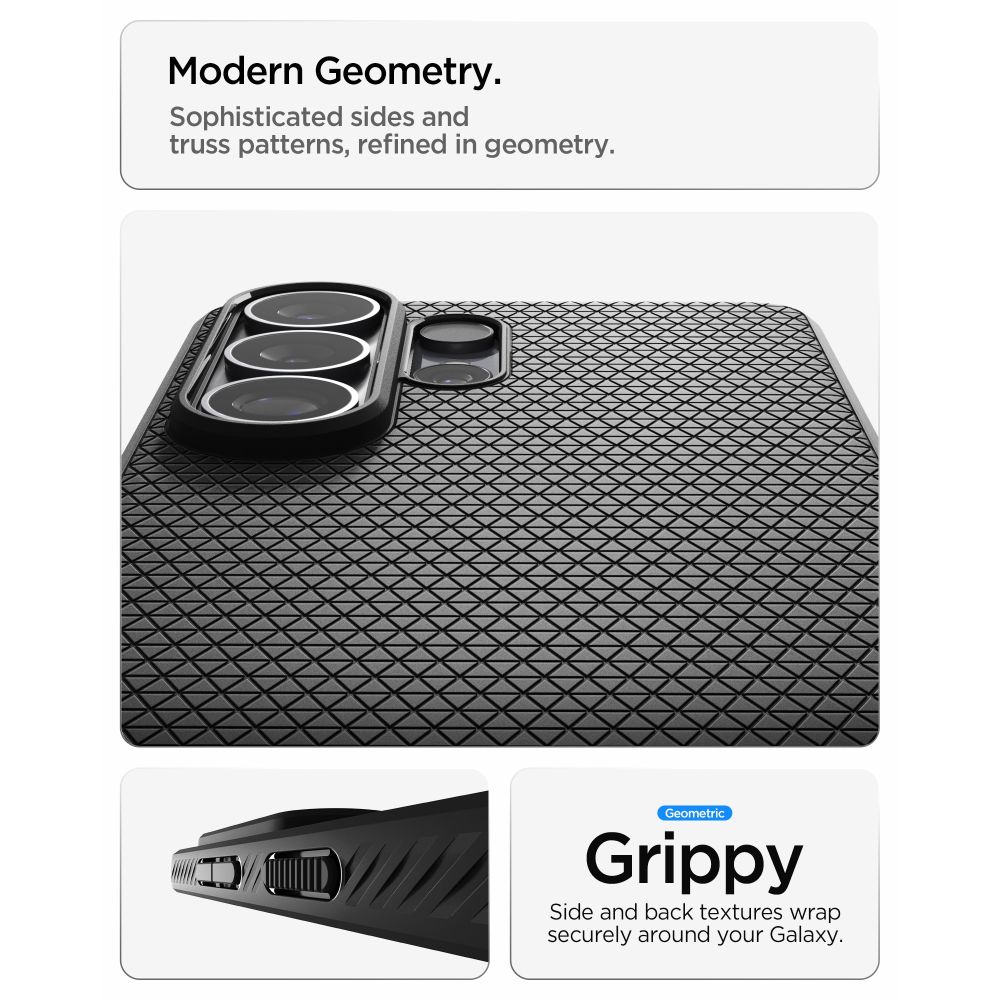 Spigen Liquid Air Mag MagSafe-etui for Samsung Galaxy S26 Ultra - Svart