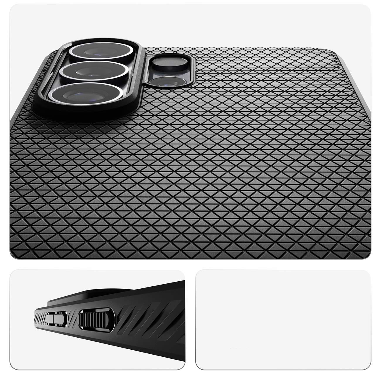 Spigen Liquid Air Mag MagSafe-etui for Samsung Galaxy S26 Ultra - Svart