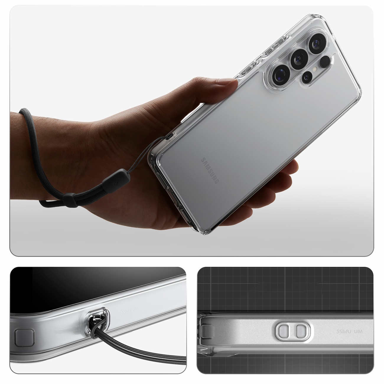 Spigen Ultra Hybrid-etui for Samsung Galaxy S26 Ultra - gjennomsiktig