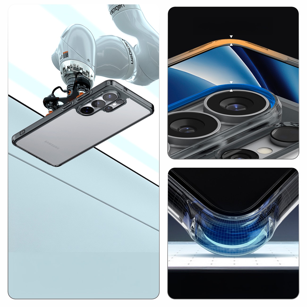 Spigen Ultra Hybrid-etui for Samsung Galaxy S26 Ultra - halvtransparent