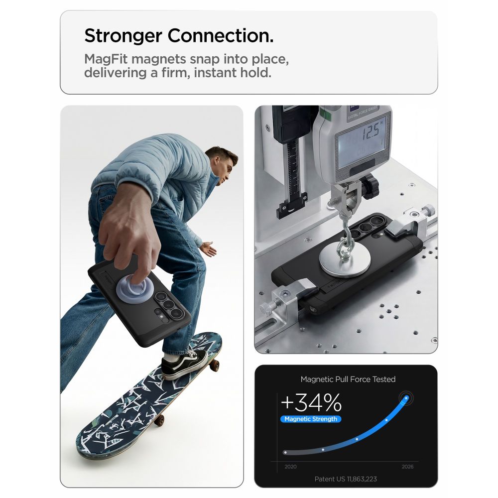 Spigen Tough Armor Mag MagSafe-etui for Samsung Galaxy S26 Ultra - Svart