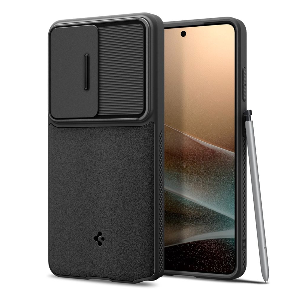 Spigen Optik Armor-etui for Samsung Galaxy S26 Ultra - Svart
