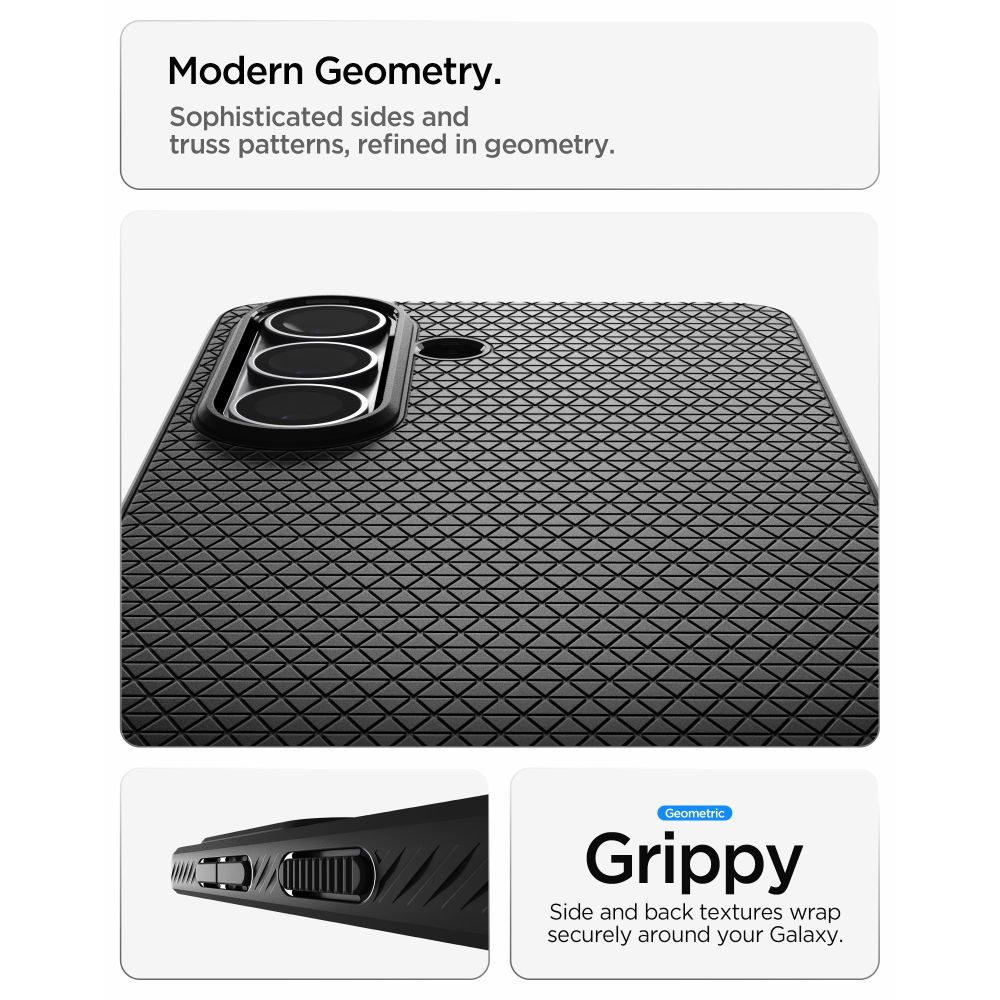 Spigen Liquid Air Mag MagSafe-etui for Samsung Galaxy S26+ - matt svart