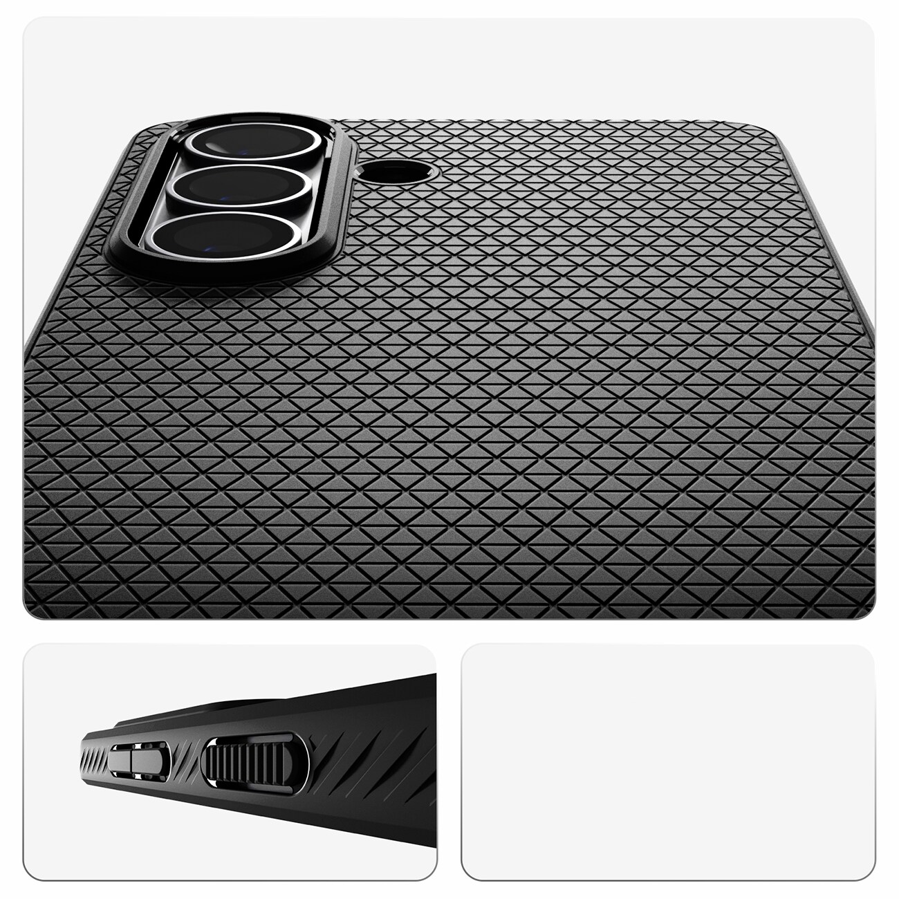 Spigen Liquid Air Mag MagSafe-etui for Samsung Galaxy S26 - Svart