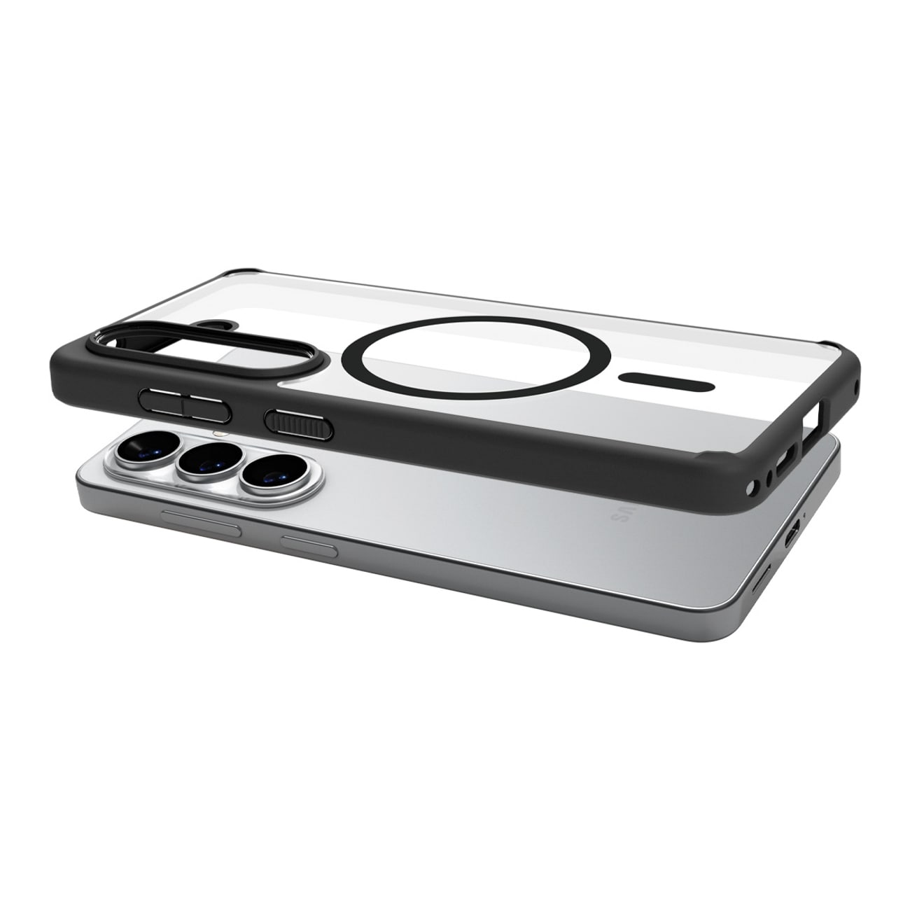 Spigen Ultra Hybrid Mag MagSafe-etui for Samsung Galaxy S26 - Klar svart