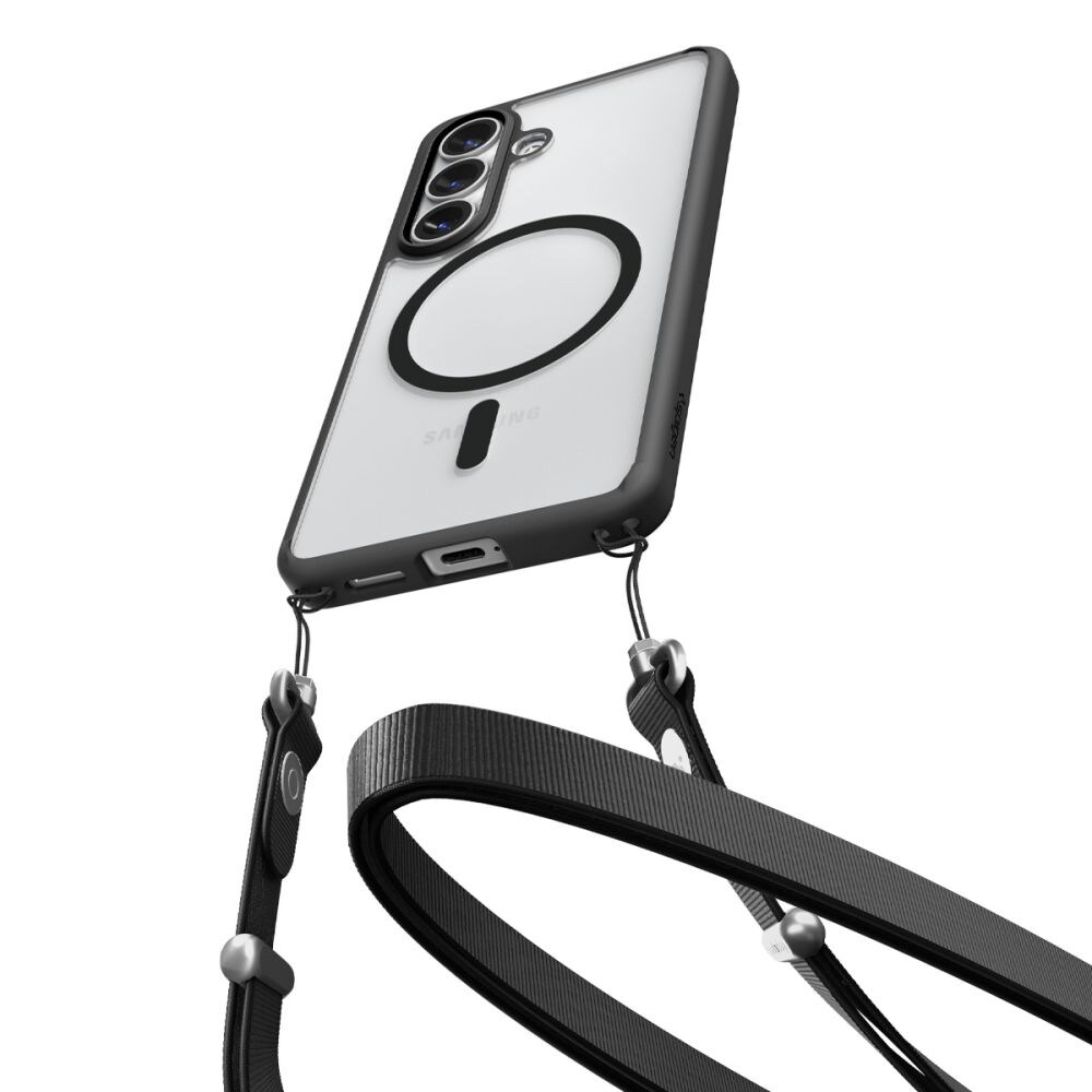 Spigen Ultra Hybrid Mag MagSafe-etui for Samsung Galaxy S26 - Klar svart