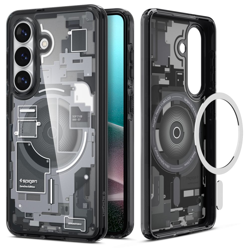 Spigen Ultra Hybrid Mag MagSafe-etui for Samsung Galaxy S26 Zero One - Klar svart
