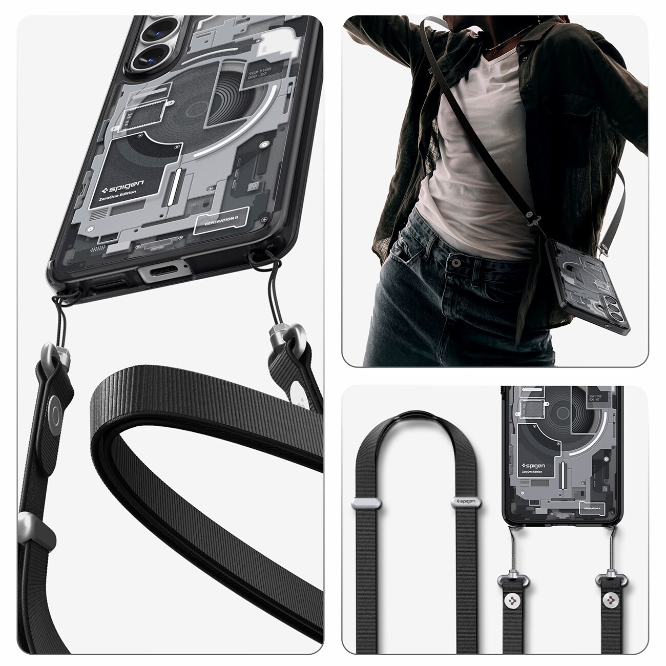 Spigen Ultra Hybrid Mag MagSafe-etui for Samsung Galaxy S26 Zero One - Klar svart