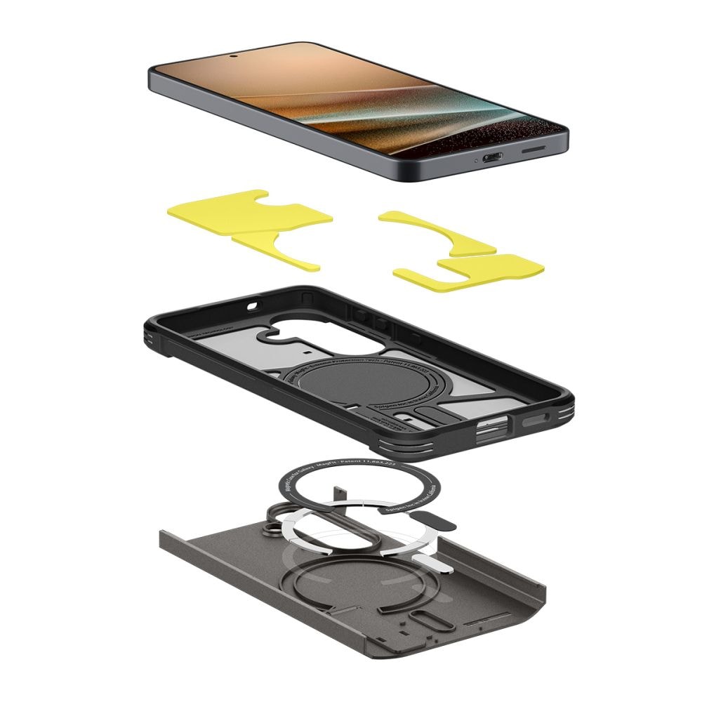 Spigen Tough Armor Mag MagSafe-etui for Samsung Galaxy S26 - Grå