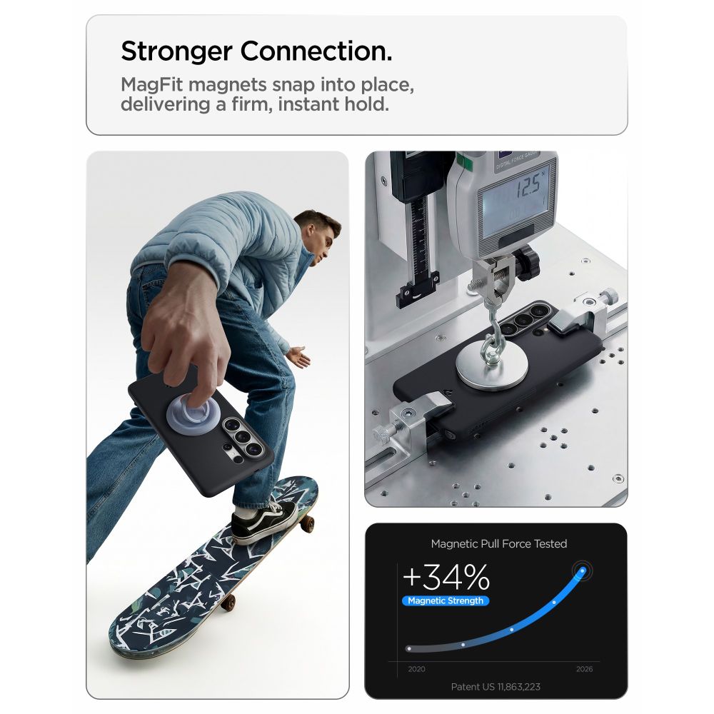 Spigen Nano Pop Mag MagSafe-etui for Samsung Galaxy S26 Ultra - Svart