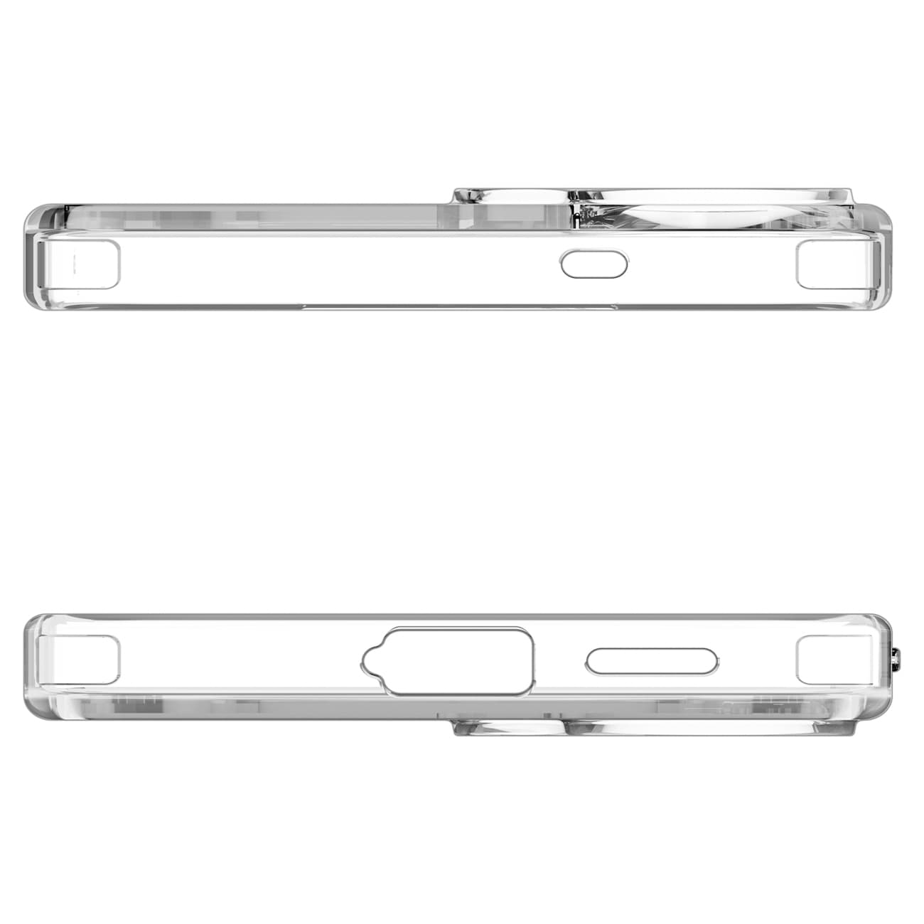 Spigen Ultra Hybrid S Mag MagSafe-etui for Samsung Galaxy S26 - klart og hvitt