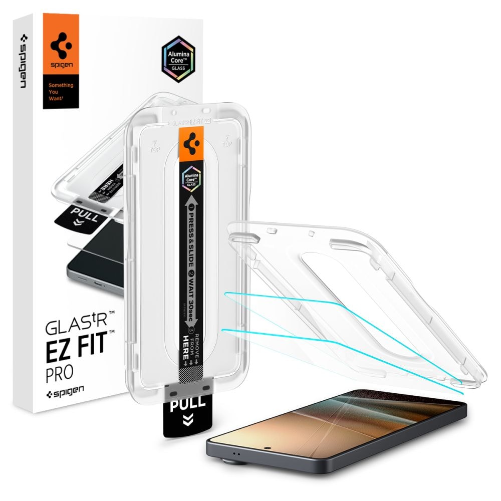 Spigen Glas.Tr Ez Fit Pro Anti Reflection Herdet glass 2-pakning for Samsung Galaxy S26 Ultra