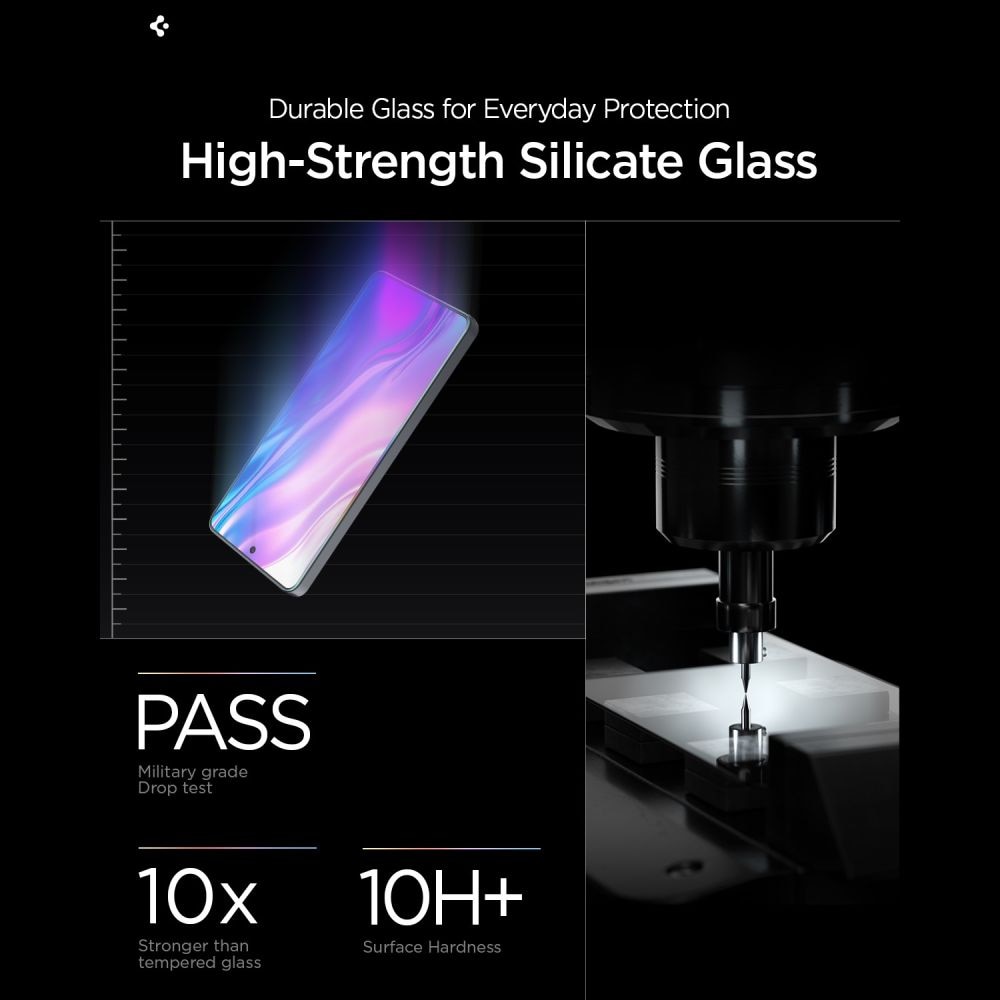 Spigen Glas.Tr Ez Fit Pro Anti Reflection Herdet glass 2-pakning for Samsung Galaxy S26 Ultra