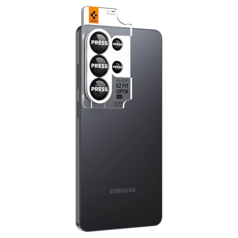 Spigen Glas.Tr Ez Fit Optik Pro HD-kameradeksel 2-pakning for Samsung Galaxy S26 Ultra - Svart
