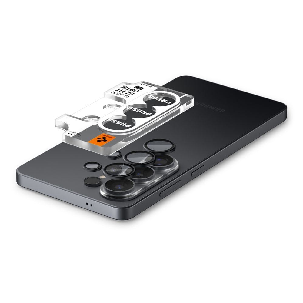 Spigen Glas.Tr Ez Fit Optik Pro HD-kameradeksel 2-pakning for Samsung Galaxy S26 Ultra - Svart