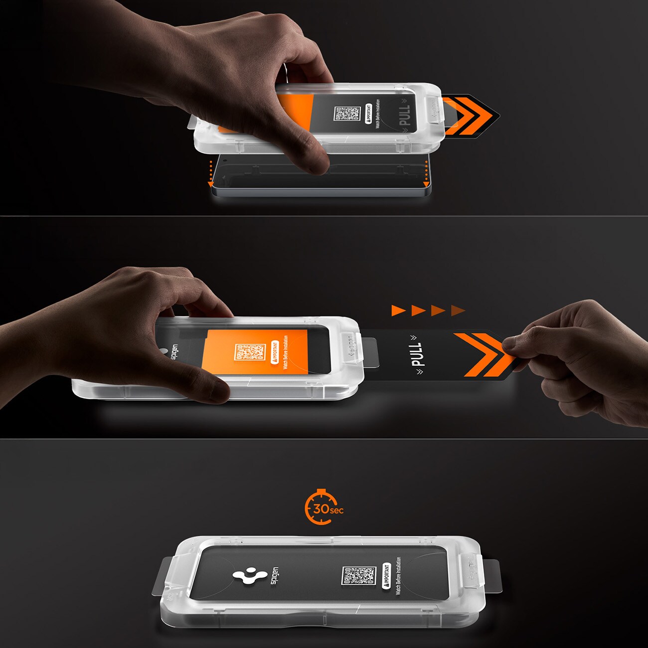 Spigen Glas.Tr Ez Fit Pro HD herdet glass 2-pakning for Samsung Galaxy S26+