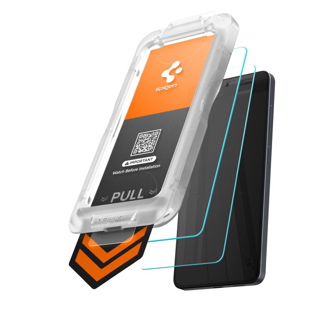 Spigen Glas.Tr Ez Fit Pro HD herdet glass 2-pakning for Samsung Galaxy S26+