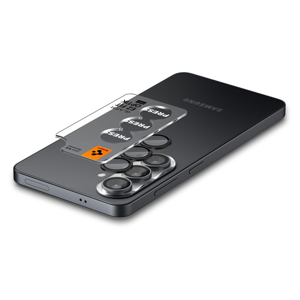 Spigen Glas.Tr Ez Fit Optik Pro HD-kameradeksel 2-pakning for Samsung Galaxy S26+ - Svart
