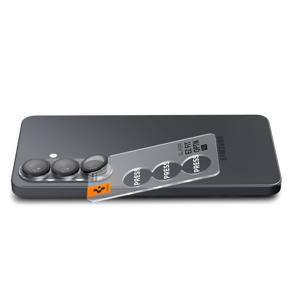Spigen Glas.Tr Ez Fit Optik Pro HD-kameradeksel 2-pakning for Samsung Galaxy S26+ - Svart