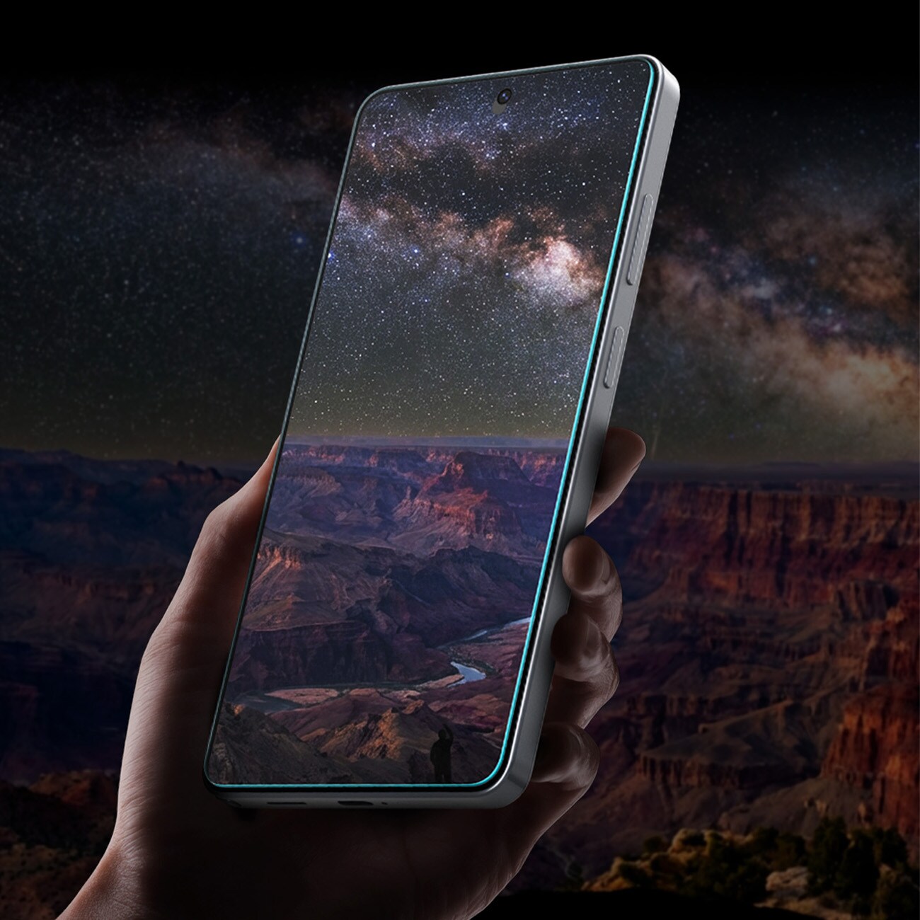 Spigen Glas.Tr Ez Fit Pro HD herdet glass 2-pakning for Samsung Galaxy S26