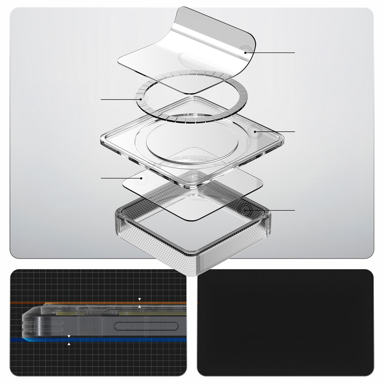Spigen Ultra Hybrid Mag MagSafe-etui for Samsung Galaxy S26+ Neo One - gjennomsiktig