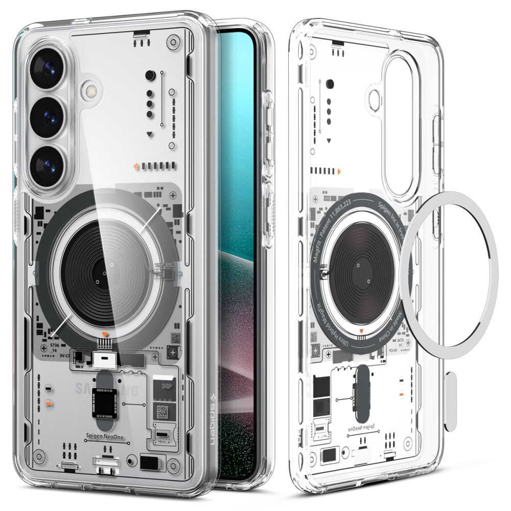 Spigen Ultra Hybrid Mag MagSafe-etui for Samsung Galaxy S26+ Neo One - gjennomsiktig