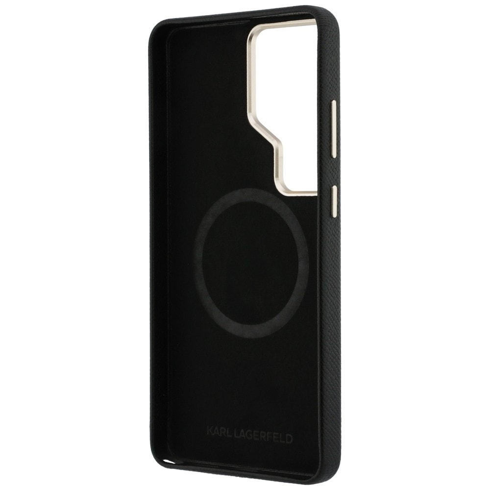 Karl Lagerfeld K MagSafe-etui med metallogo for Samsung Galaxy S26 Ultra - Svart