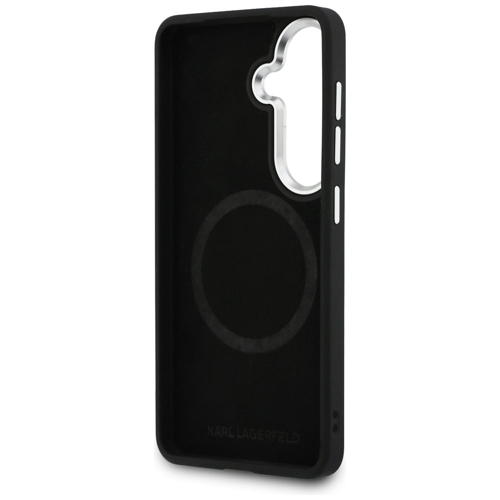 Karl Lagerfeld Perforert KL MagSafe-etui for Samsung Galaxy S26+ - Brun