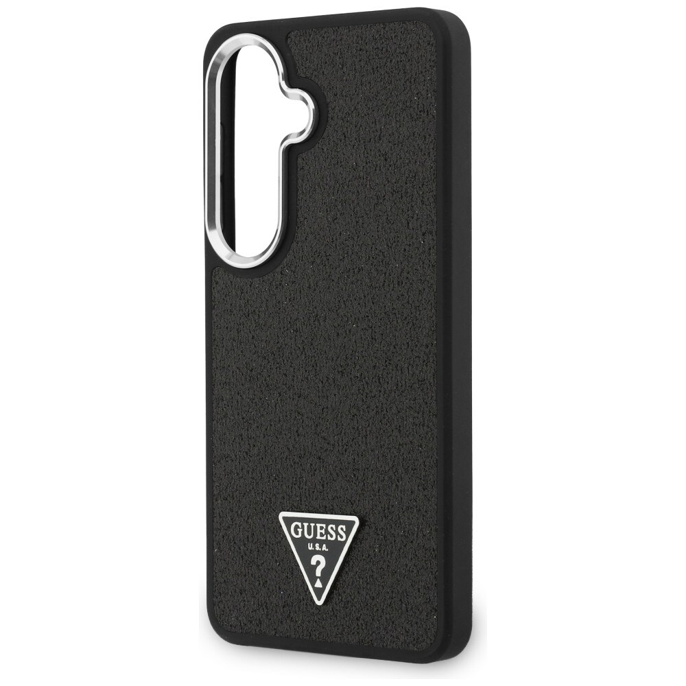 Guess MagSafe-etui med fast glittertrekant for Samsung Galaxy S26+ - svart