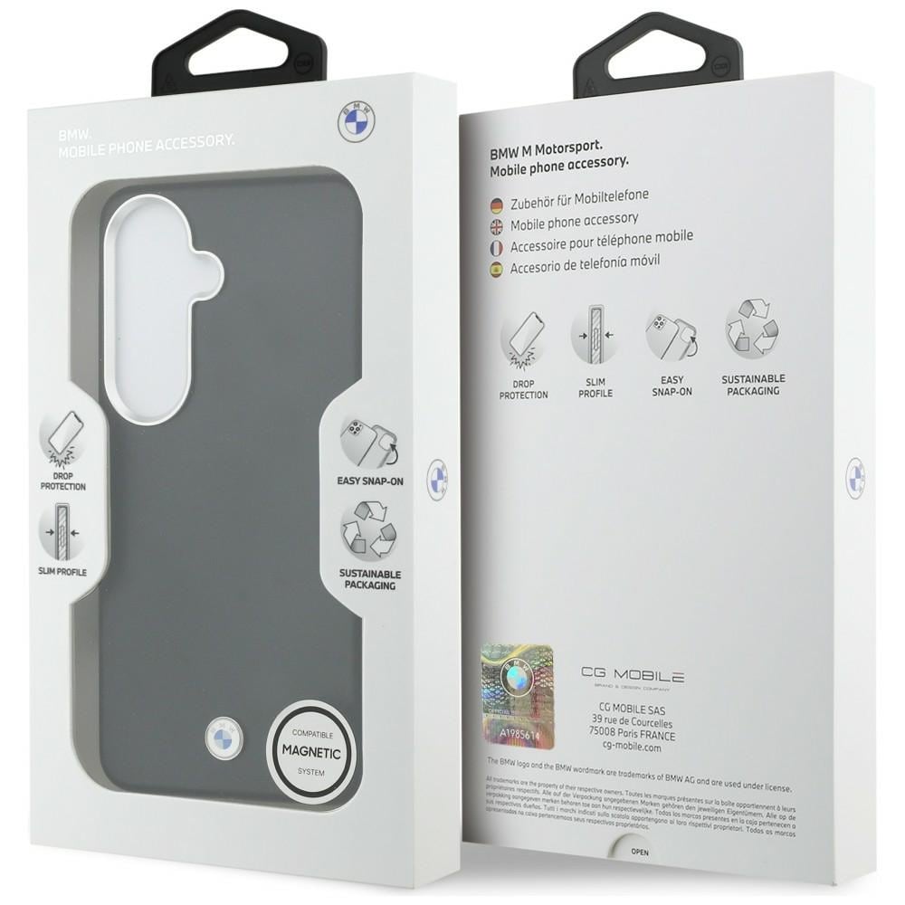 BMW MagSafe-etui med metallogo for Samsung Galaxy S26+ - Svart