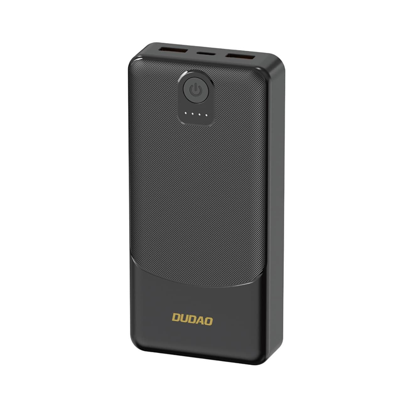 Dudao K10Pro Power Bank 2.4A 20000mAh 2 x USB-A - Svart