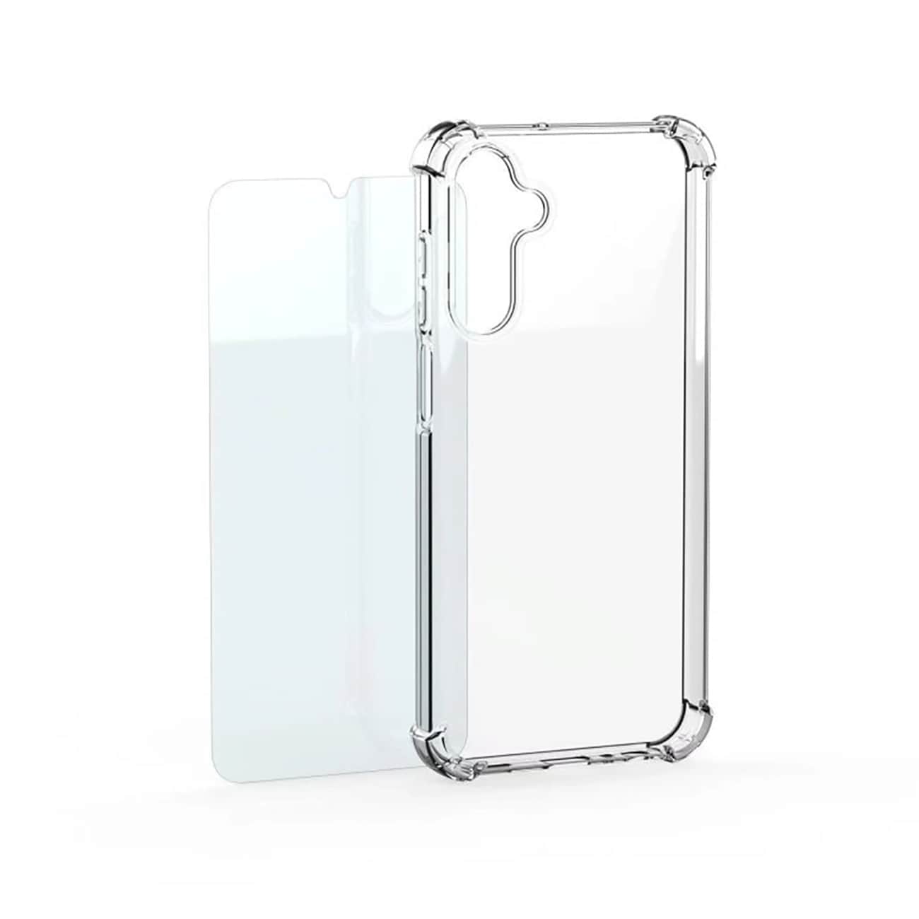 Samsung by Mobeen Clear Cover Case + herdet glass sett for Samsung Galaxy S26 Ultra - Transparent