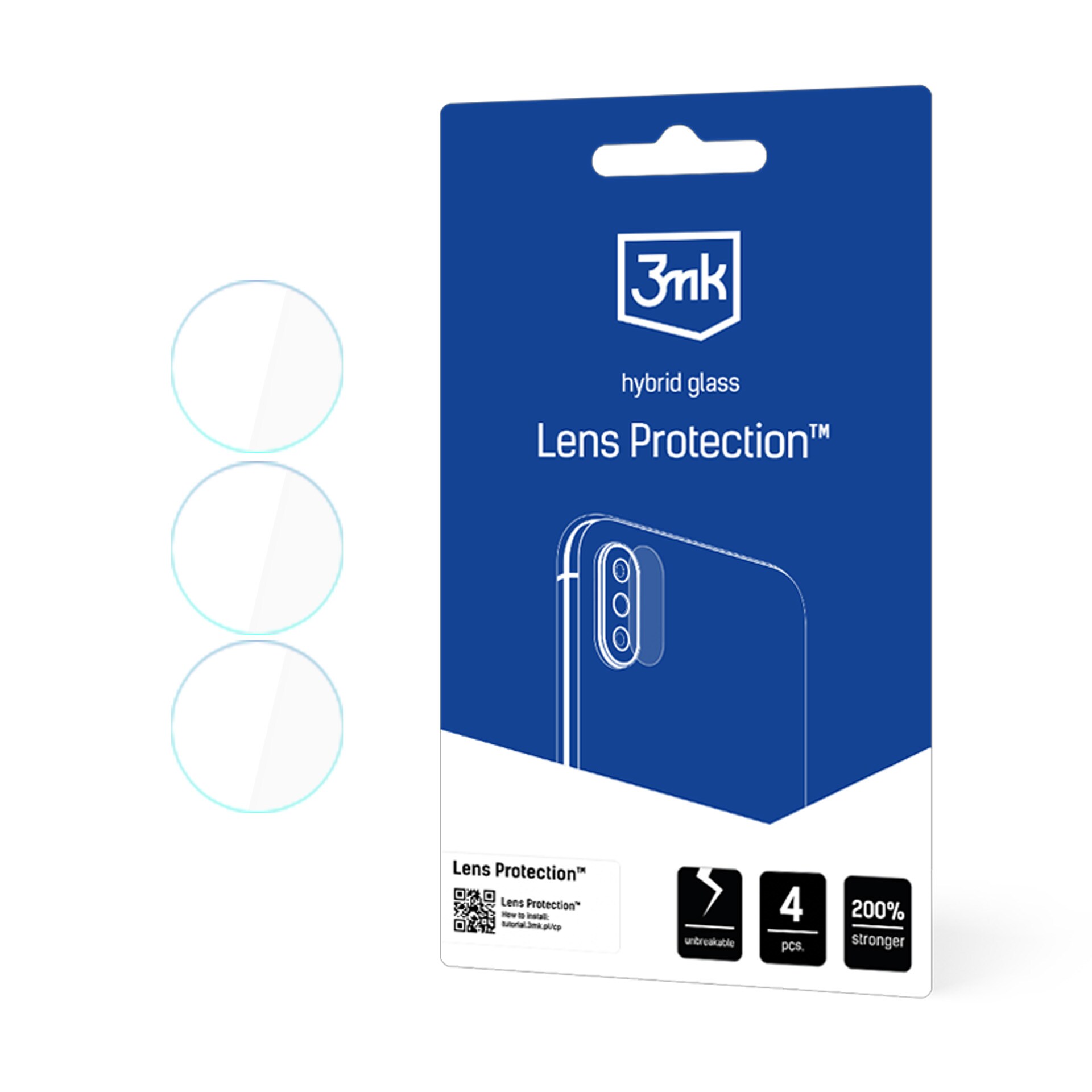 3mk Lens Protection™ Hybrid kameralinseglass for Samsung Galaxy S24 FE