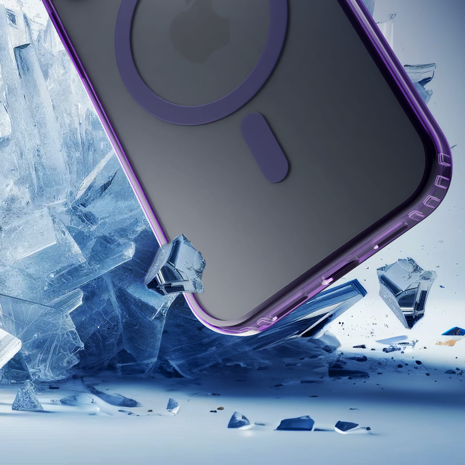 3mk Frosty MagCase lilla veske for Apple iPhone 15 Pro Max - lilla