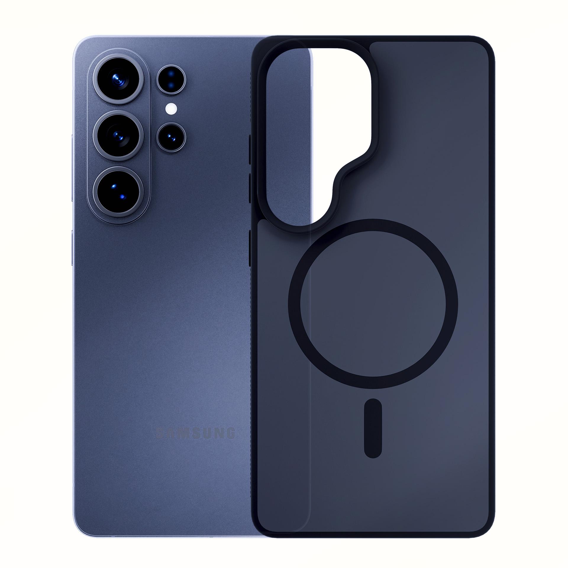 3mk Smoke MagCase for Samsung Galaxy S26 Ultra - grå-gjennomsiktig