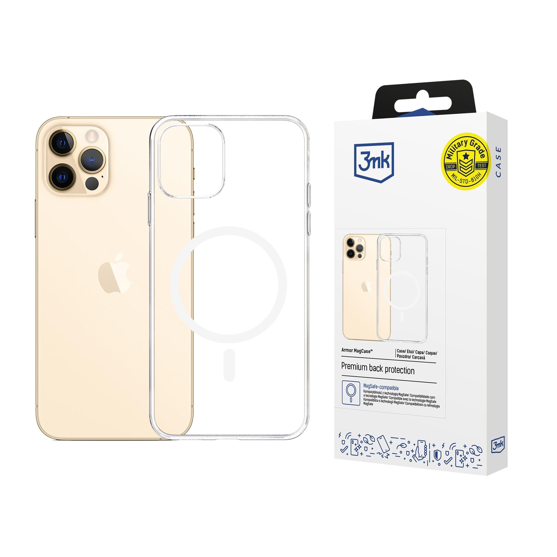 3mk Armor Magcase for iPhone 12 Pro Max - gjennomsiktig