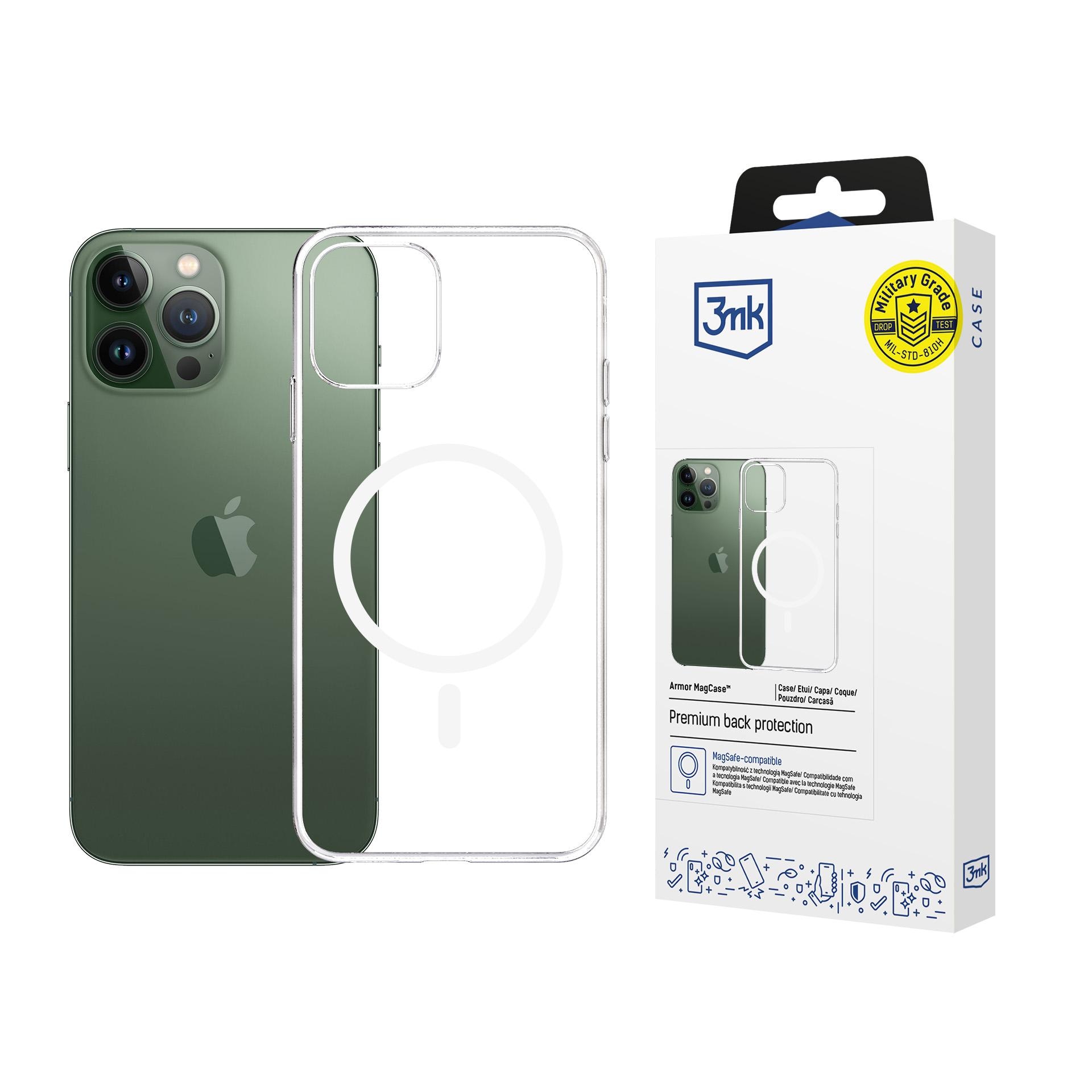 3mk Armor Magcase for iPhone 13 Pro Max - gjennomsiktig