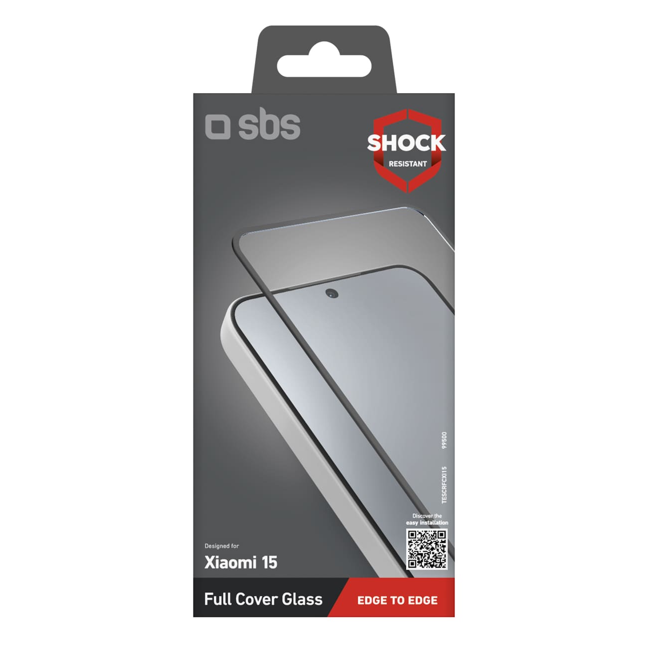 SBS Fullt deksel herdet glass for Xiaomi 15