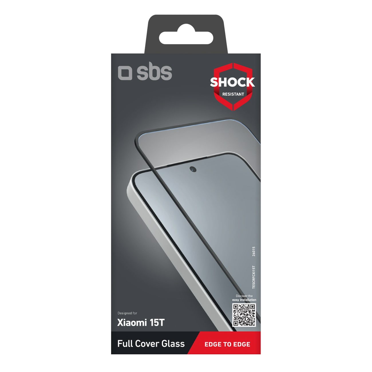 SBS Fullt deksel herdet glass for Xiaomi 15T