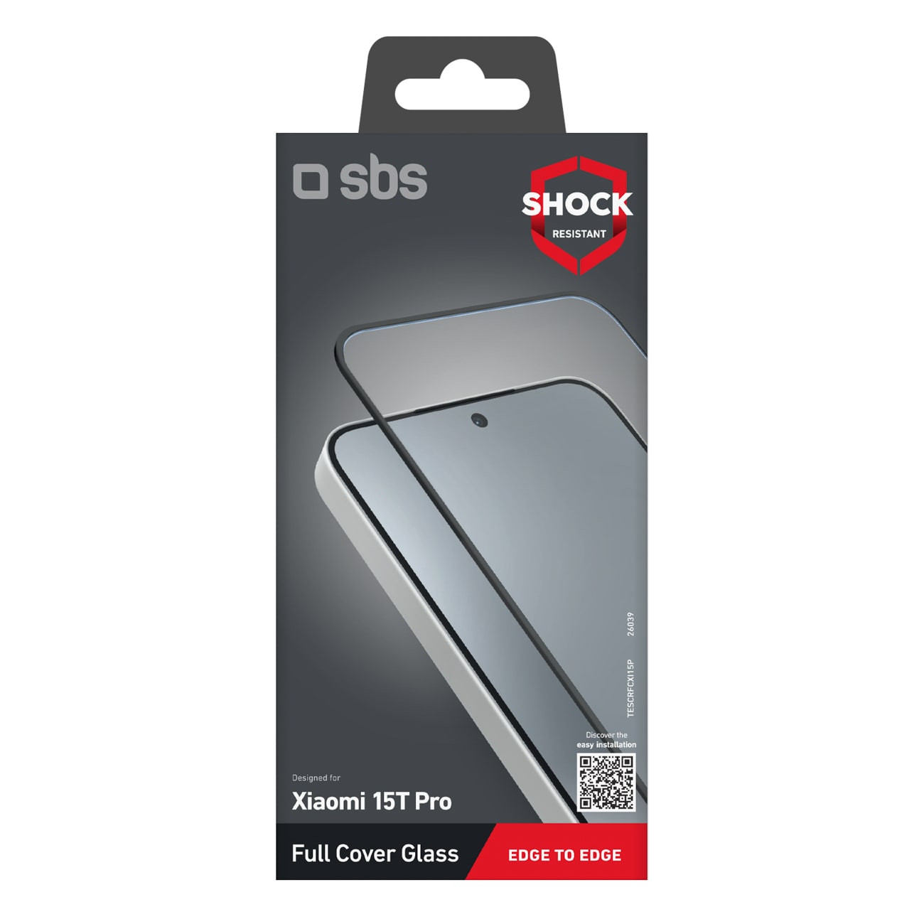 SBS Fullt deksel herdet glass for Xiaomi 15T Pro