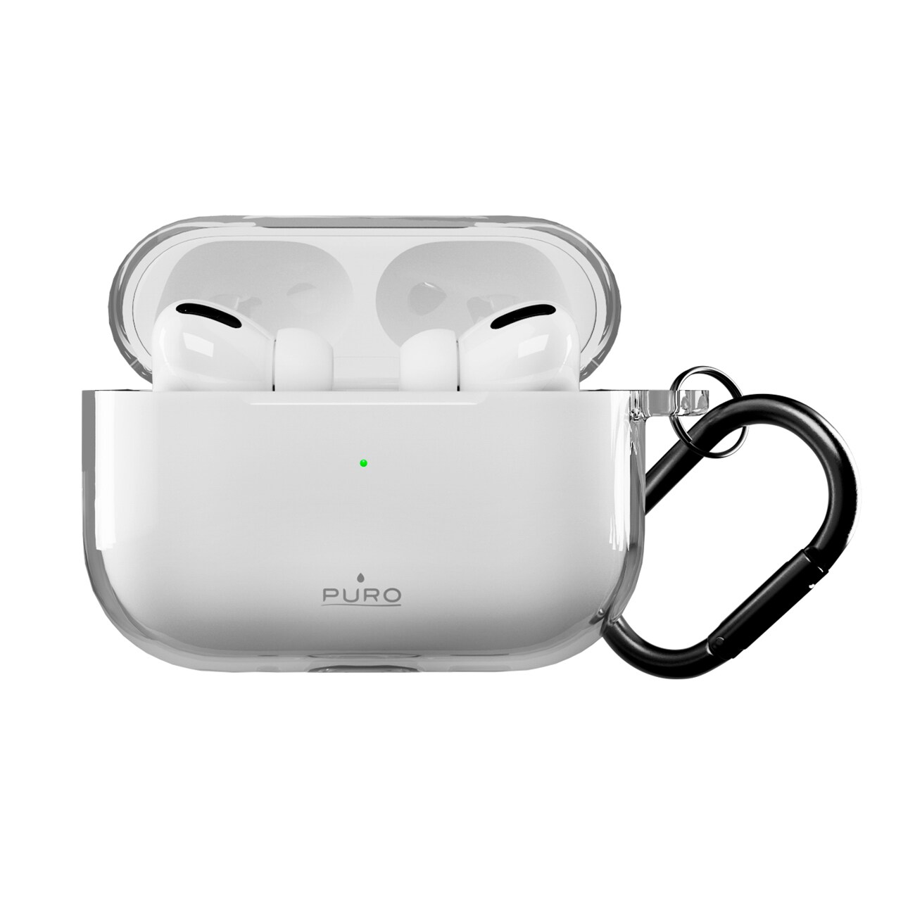 Puro 0.3 Nude-etui for AirPods Pro 3 - gjennomsiktig