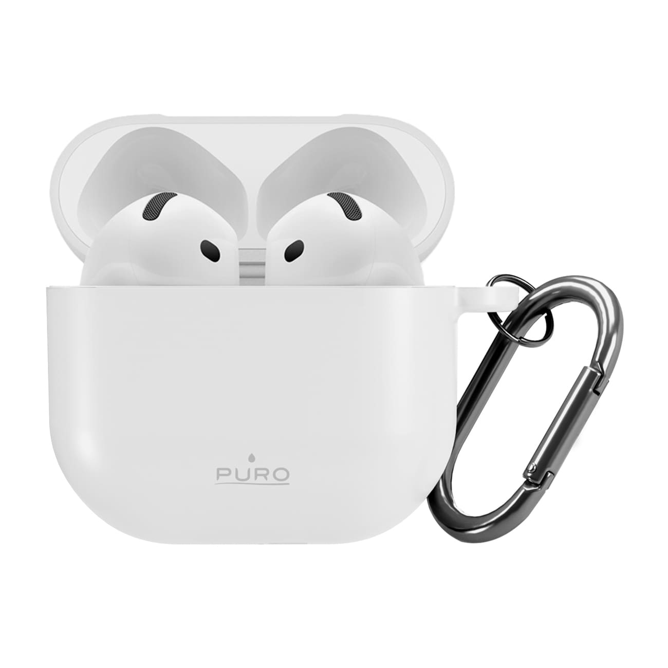 Puro Icon-etui for AirPods 4 - Hvit