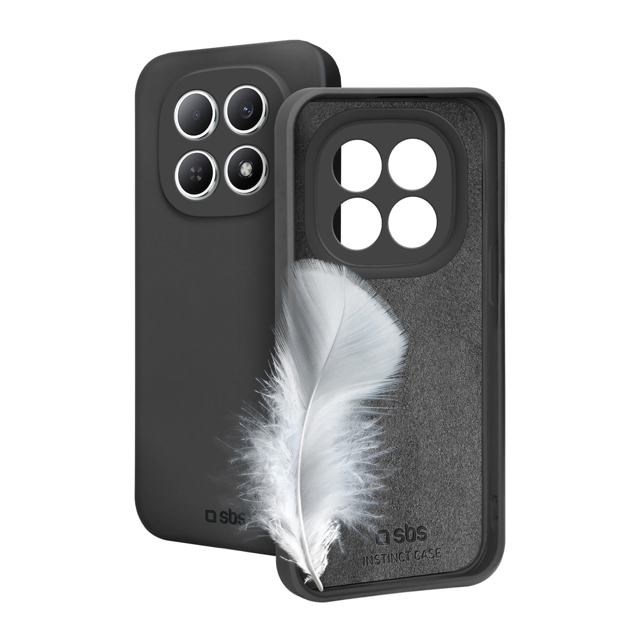 SBS Instinct-etui for Xiaomi Redmi Note 15 - Svart