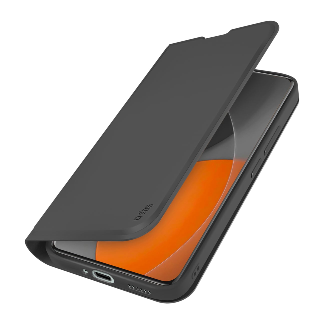 SBS Wallet Smooth-etui for Xiaomi Redmi Note 15 Pro med flipp - Svart