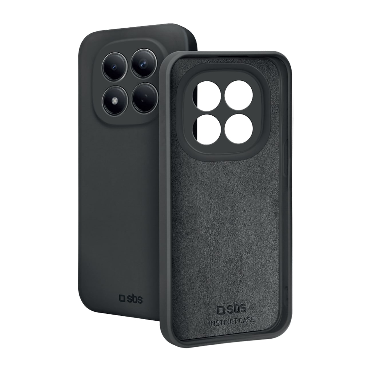 SBS Instinct-etui for Xiaomi Redmi Note 15 Pro 4G - Svart