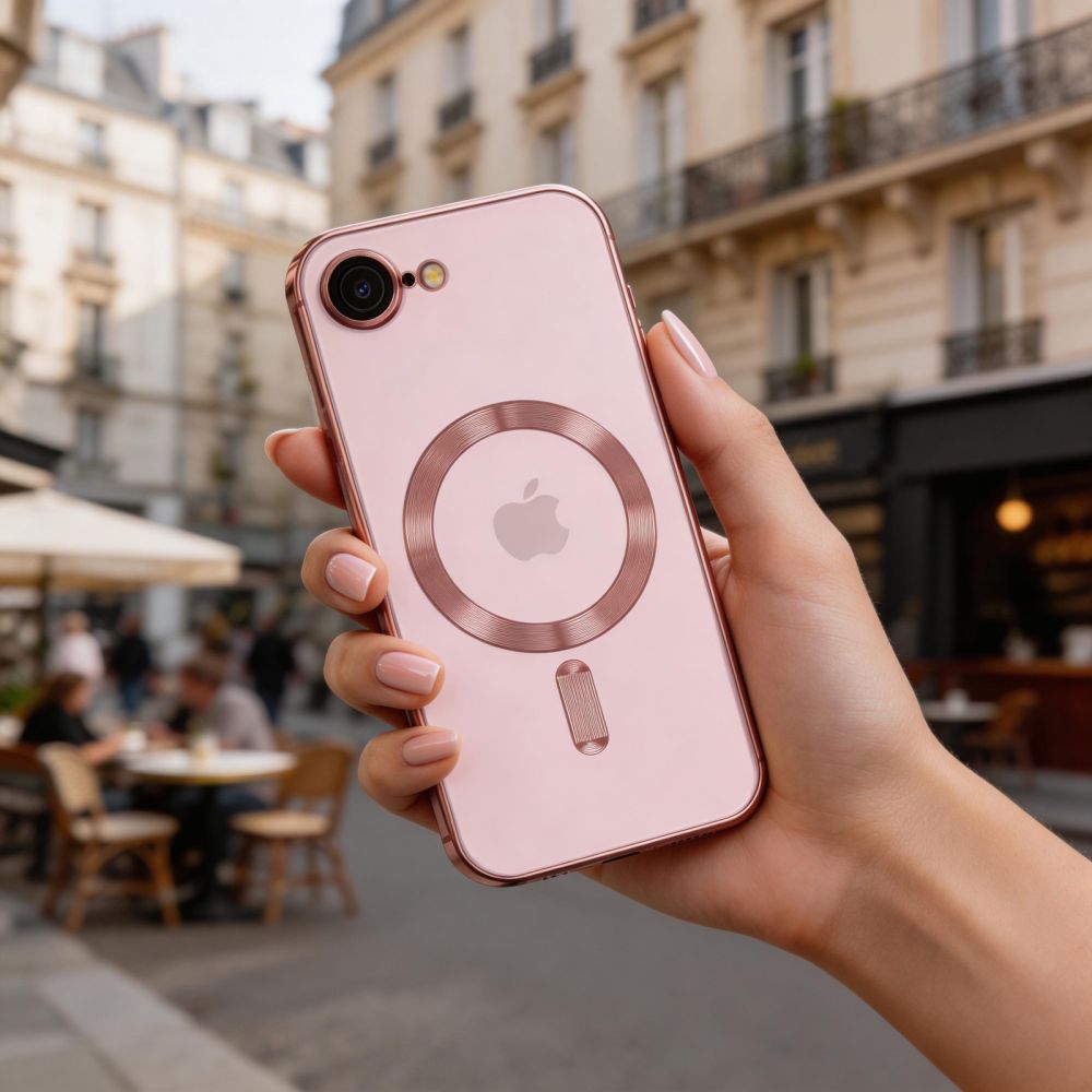 Tech-Protect MagFlex MagSafe-etui for iPhone 16e / 17e - Rosa